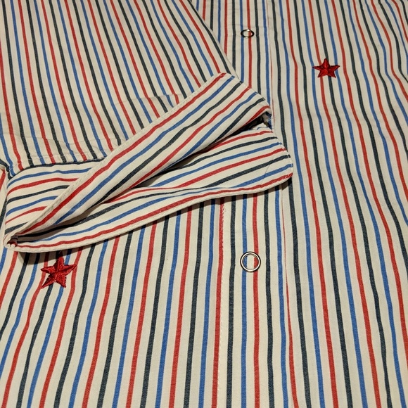 Alfred Dunner patriotic button down shirt size16 - Picture 4 of 4